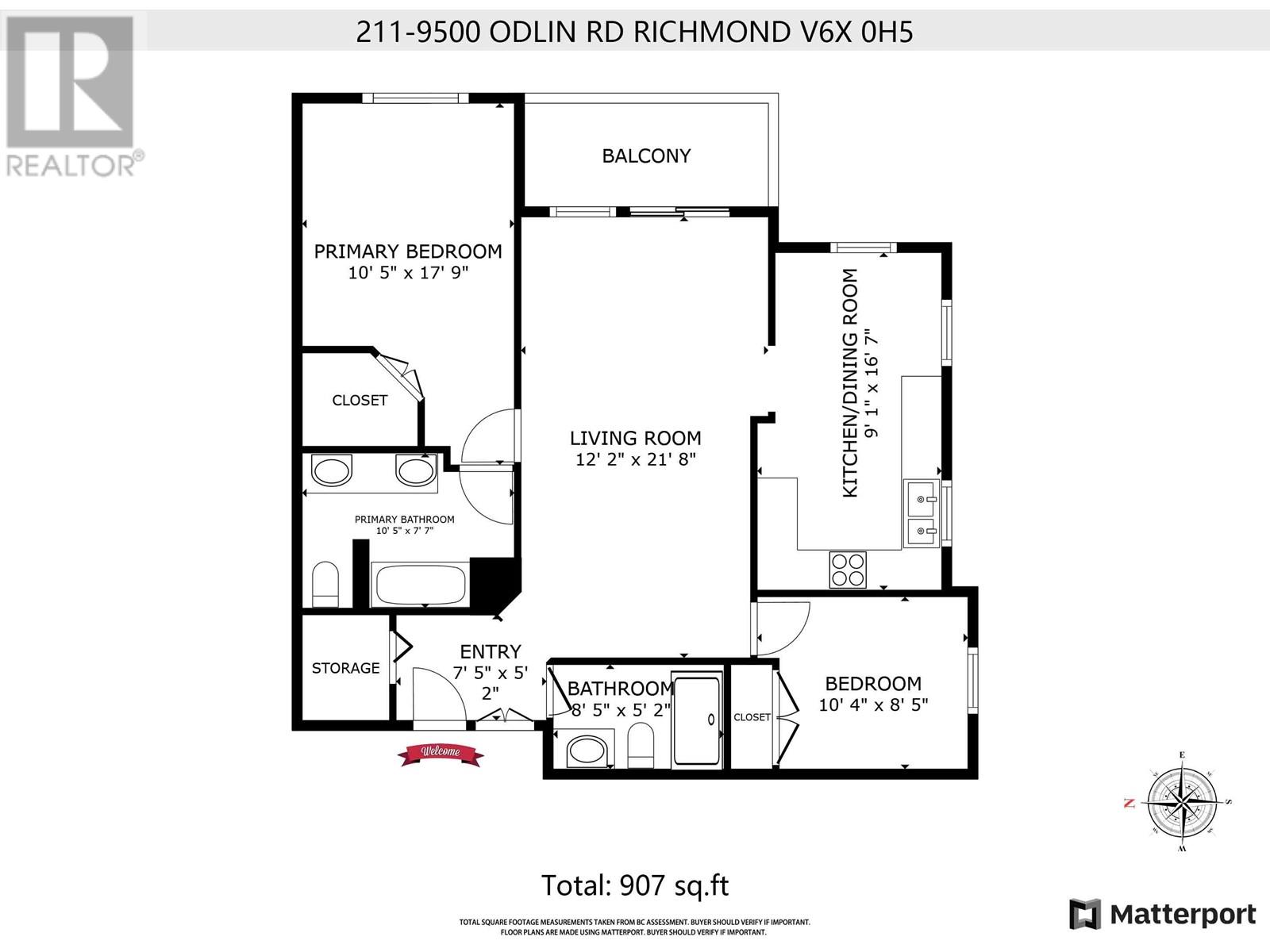 Listing Picture 18 of 18 : 211 9500 ODLIN ROAD, Richmond / 烈治文 - 魯藝地產 Yvonne Lu Group - MLS Medallion Club Member