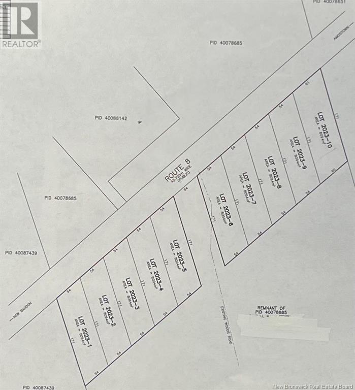 Lot 2023-4 Route 8, Nelson Hollow, New Brunswick