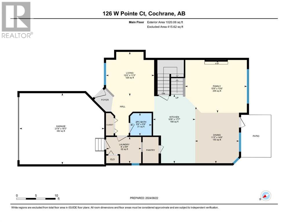 126 West Pointe Court, Cochrane, Alberta  T4C 0B9 - Photo 42 - A2169635