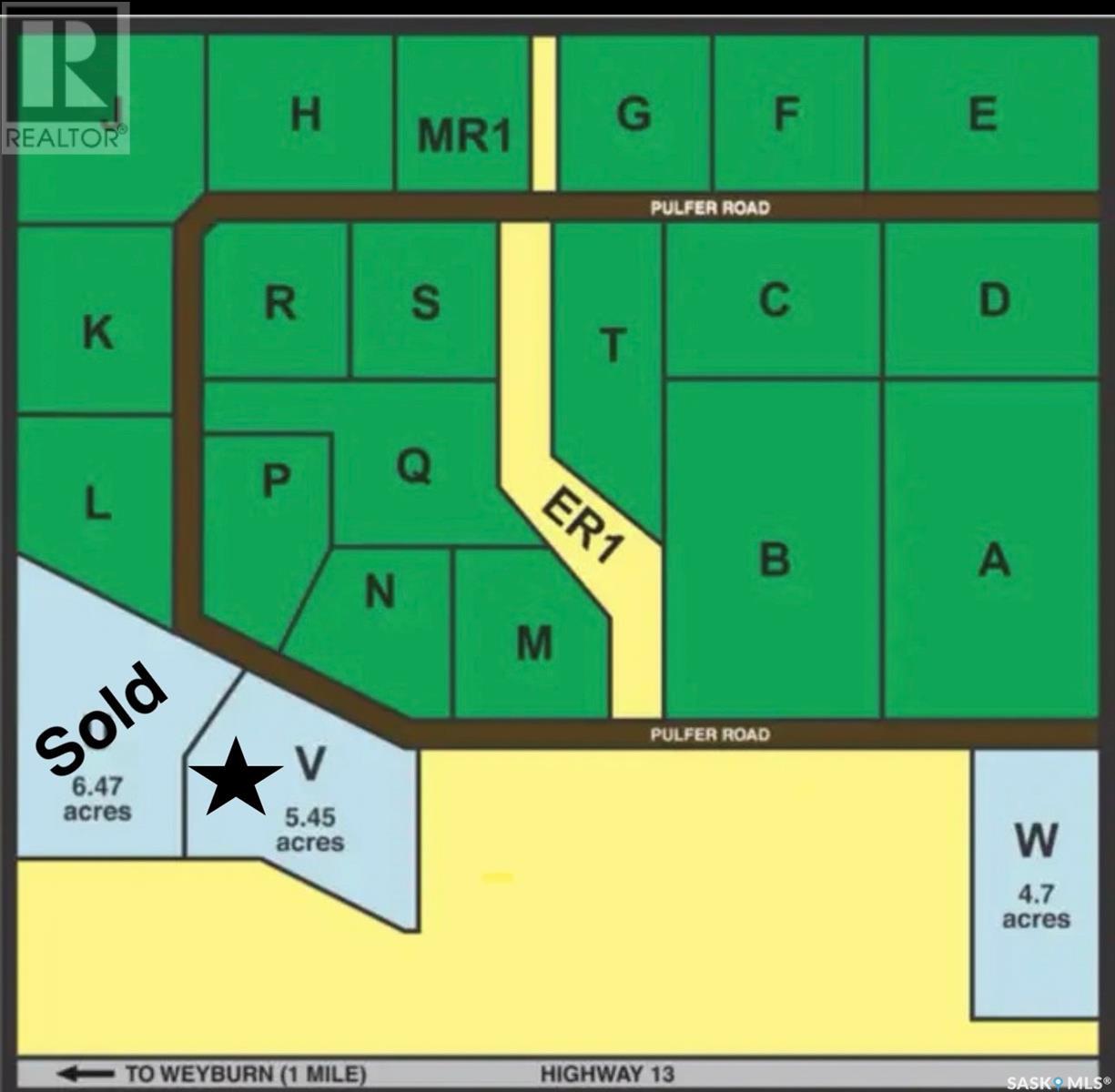 Summerview Estates Lot V, weyburn rm no. 67, Saskatchewan