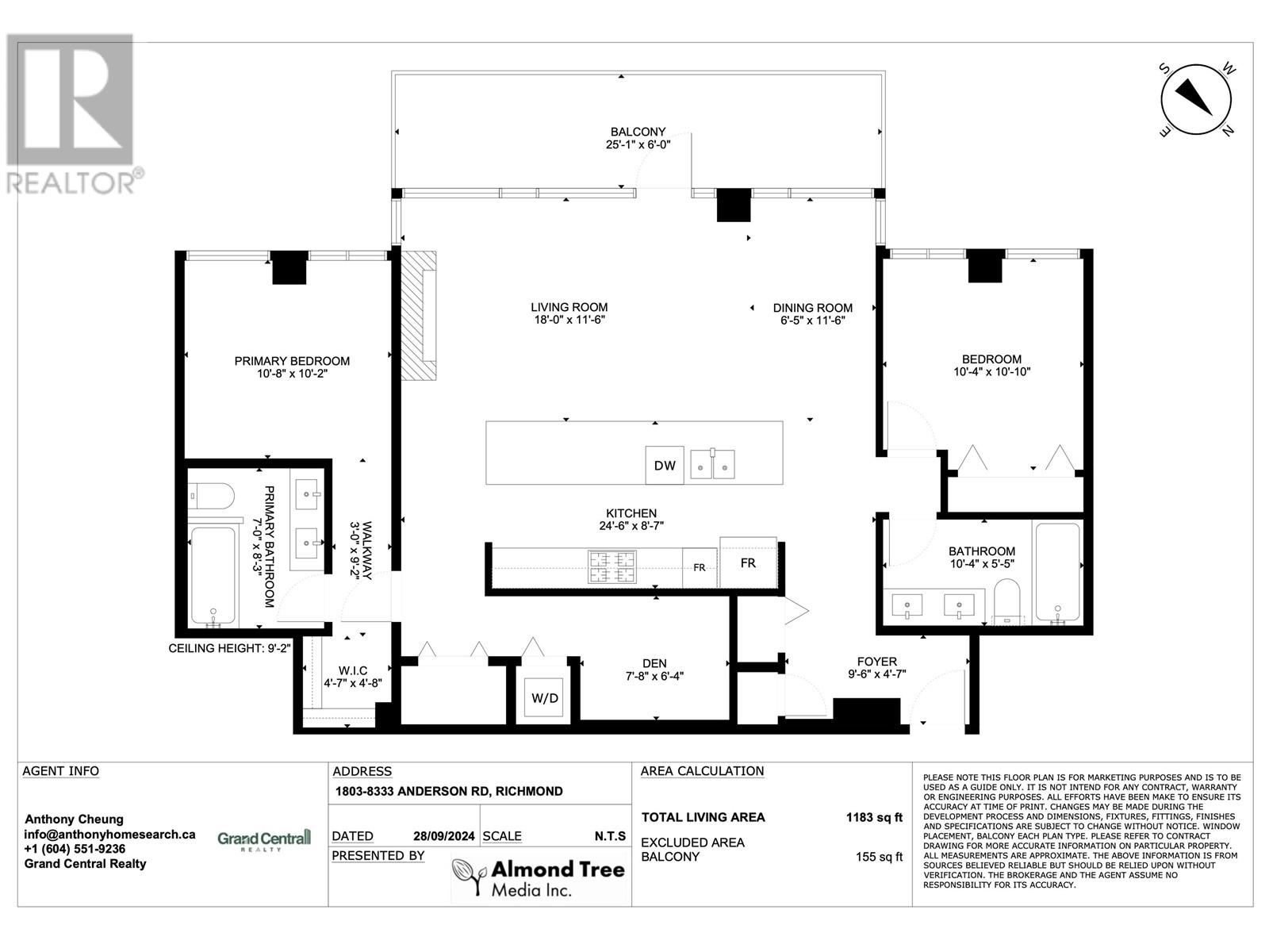 Listing Picture 23 of 23 : 1803 8333 ANDERSON ROAD, Richmond / 烈治文 - 魯藝地產 Yvonne Lu Group - MLS Medallion Club Member