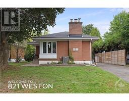 821 WESTON DRIVE, Ottawa, Ontario