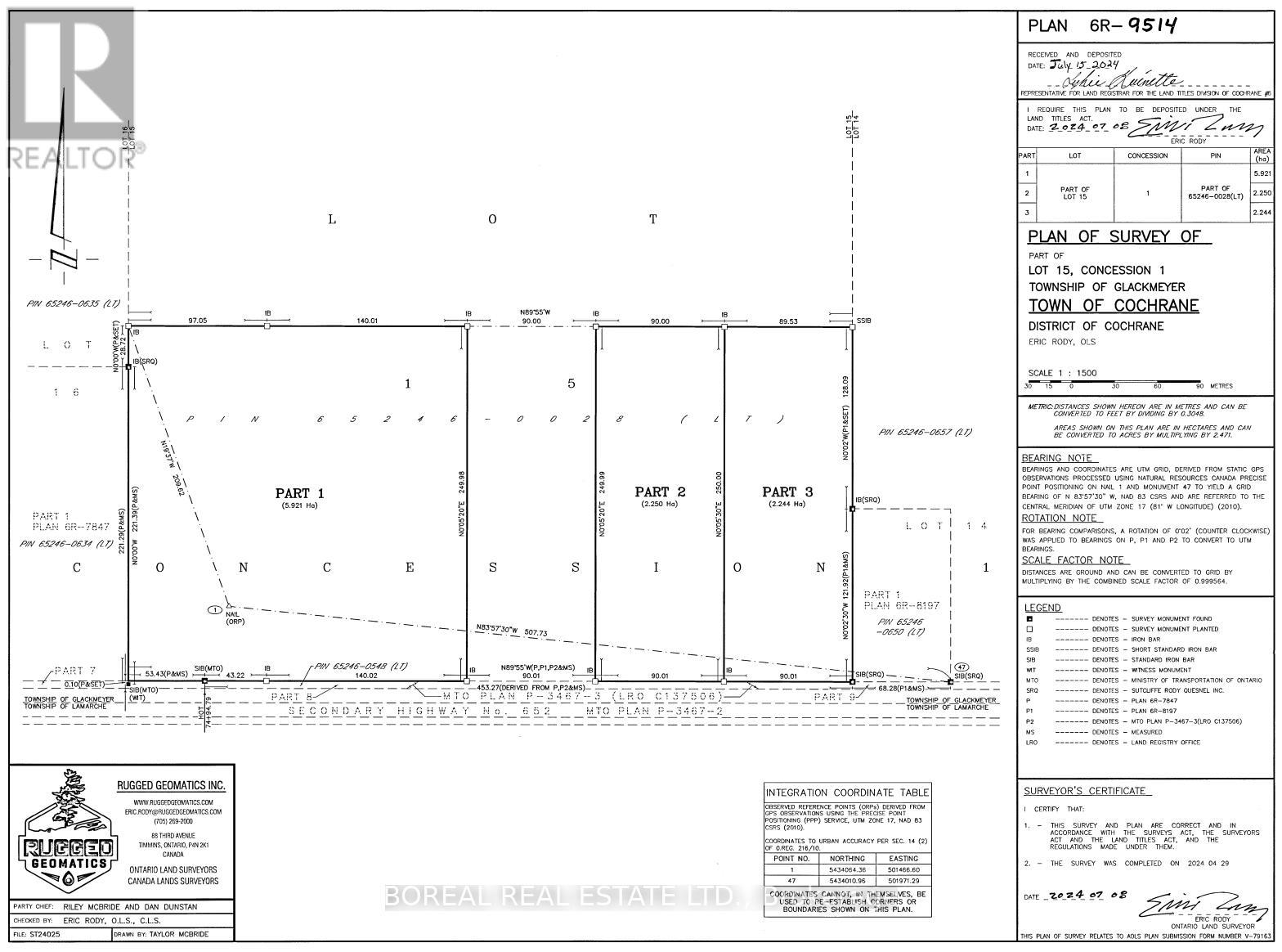 PT 2 LT 15 CON 1 GLACKMEYER TWP, Cochrane, Ontario