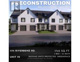 70 - 1175 RIVERBEND ROAD, London, Ontario