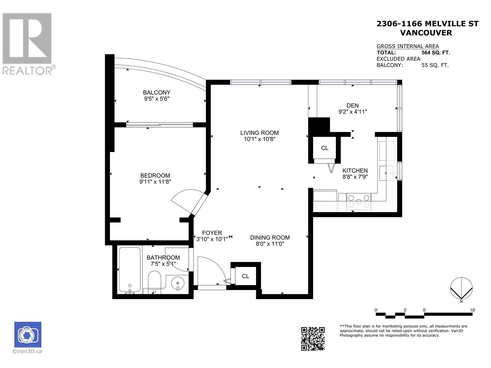 2306 1166 Melville Street, Vancouver, British Columbia  V6E 4P5 - Photo 27 - R2935066