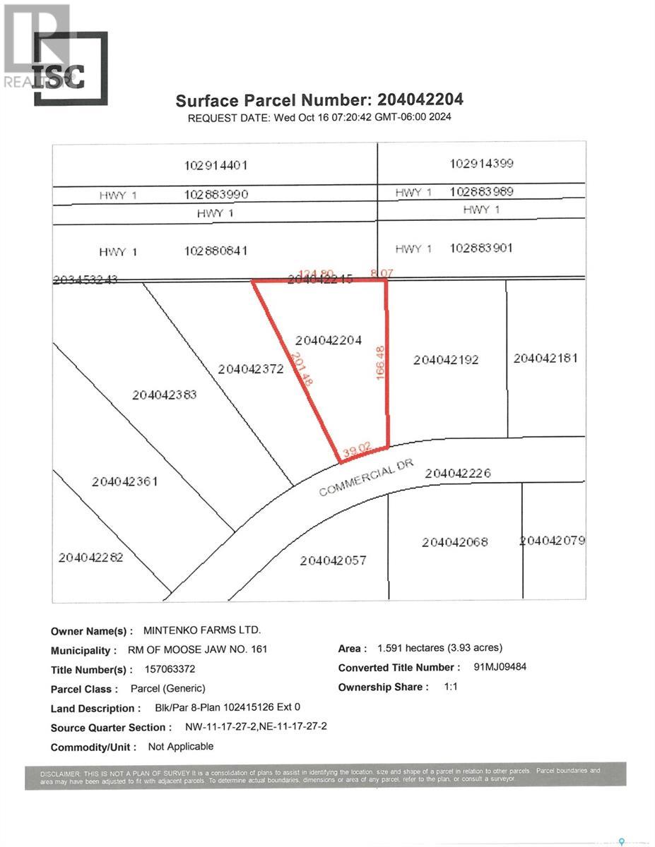 2774 Commercial DRIVE, moose jaw rm no. 161, Saskatchewan