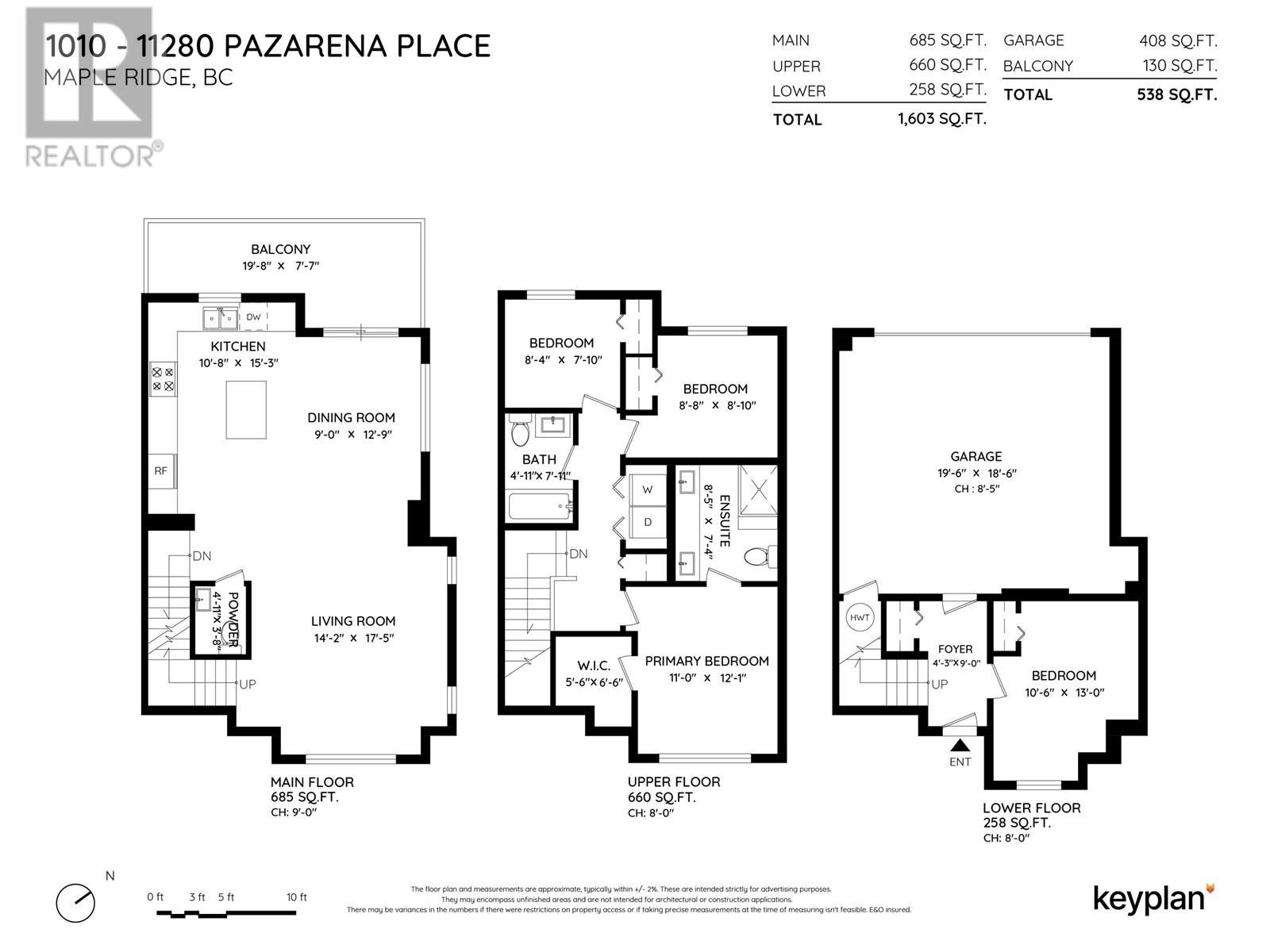 1010 11280 Pazarena Place, Maple Ridge, British Columbia  V2X 9H8 - Photo 37 - R2937489