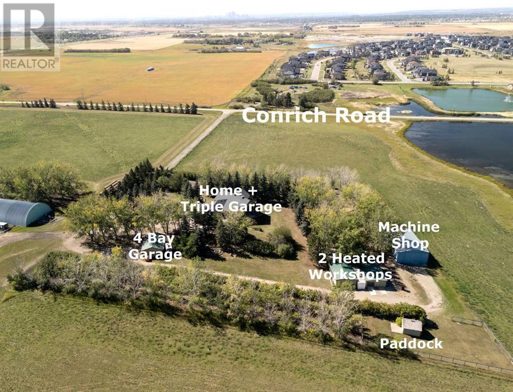 244122 Conrich Road, Rural Rocky View County, Alberta  T2M 4L5 - Photo 2 - A2172120