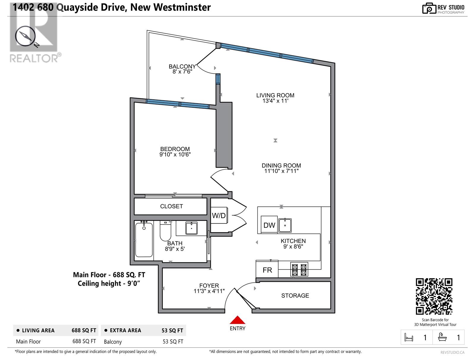 1402 680 Quayside Drive, New Westminster, British Columbia  V3M 0P2 - Photo 27 - R2938275