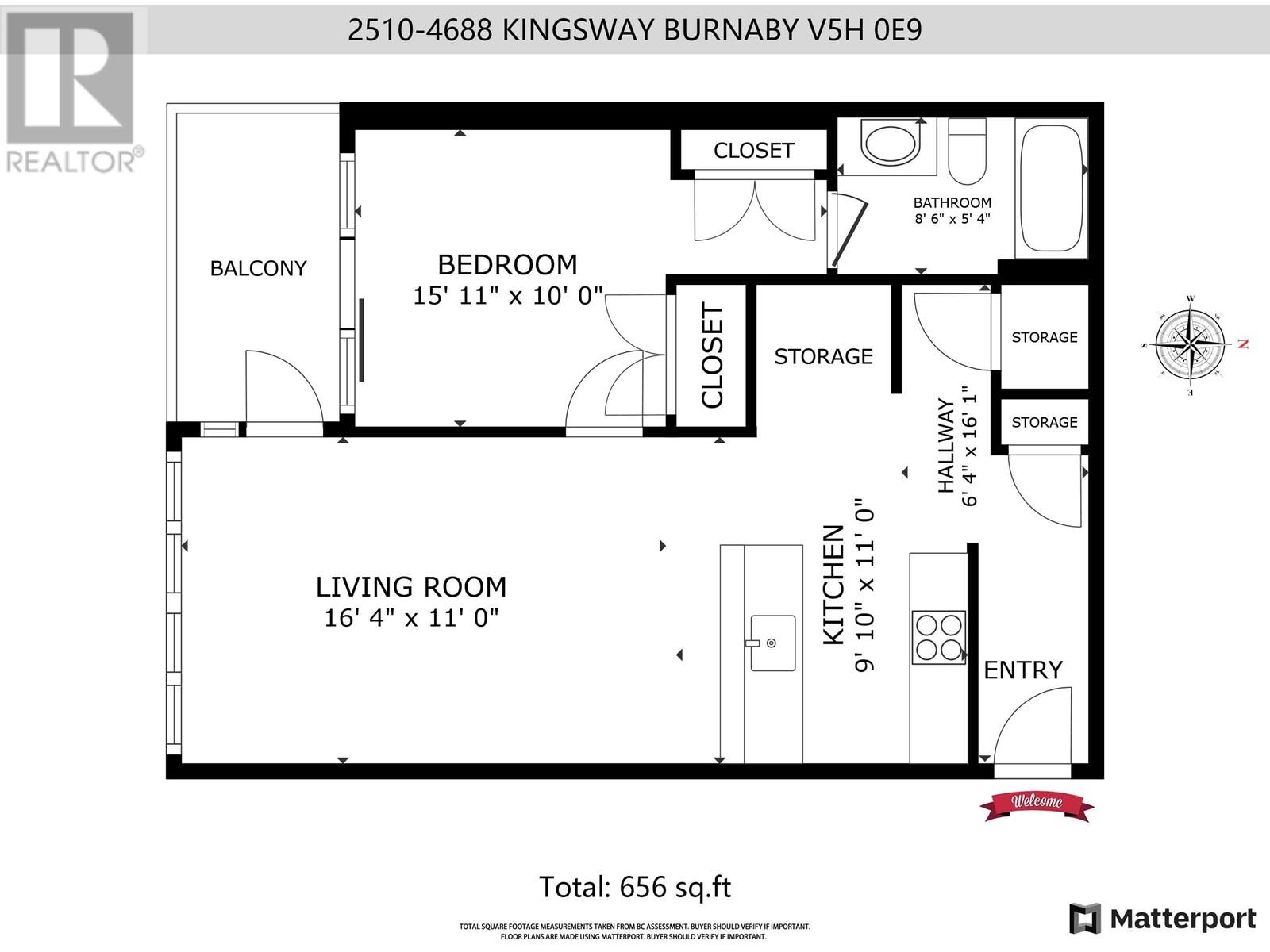 2510 4688 Kingsway, Burnaby, British Columbia  V5H 0E9 - Photo 17 - R2924942