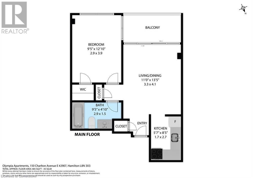 150 Charlton Avenue E Unit# 2907, Hamilton, Ontario  L8N 3X3 - Photo 2 - XH4205477