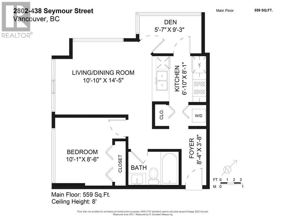 2802 438 Seymour Street, Vancouver, British Columbia  V6B 6H4 - Photo 10 - R2941239