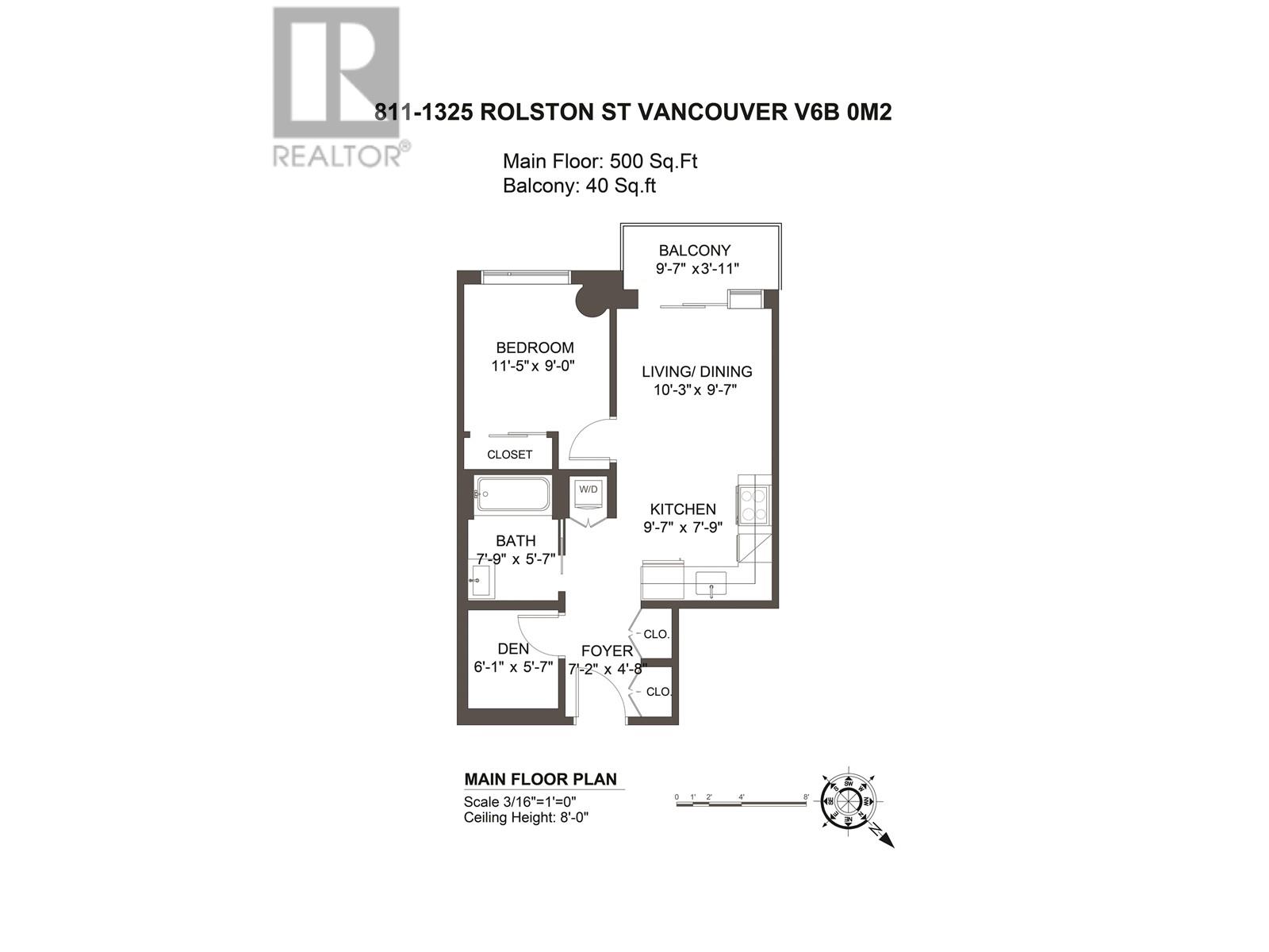 811 1325 Rolston Street, Vancouver, British Columbia  V6B 0M2 - Photo 28 - R2940531