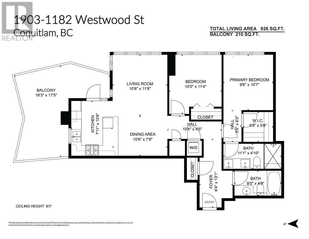 1903 1182 Westwood Street, Coquitlam, British Columbia  V3B 0T9 - Photo 16 - R2941491