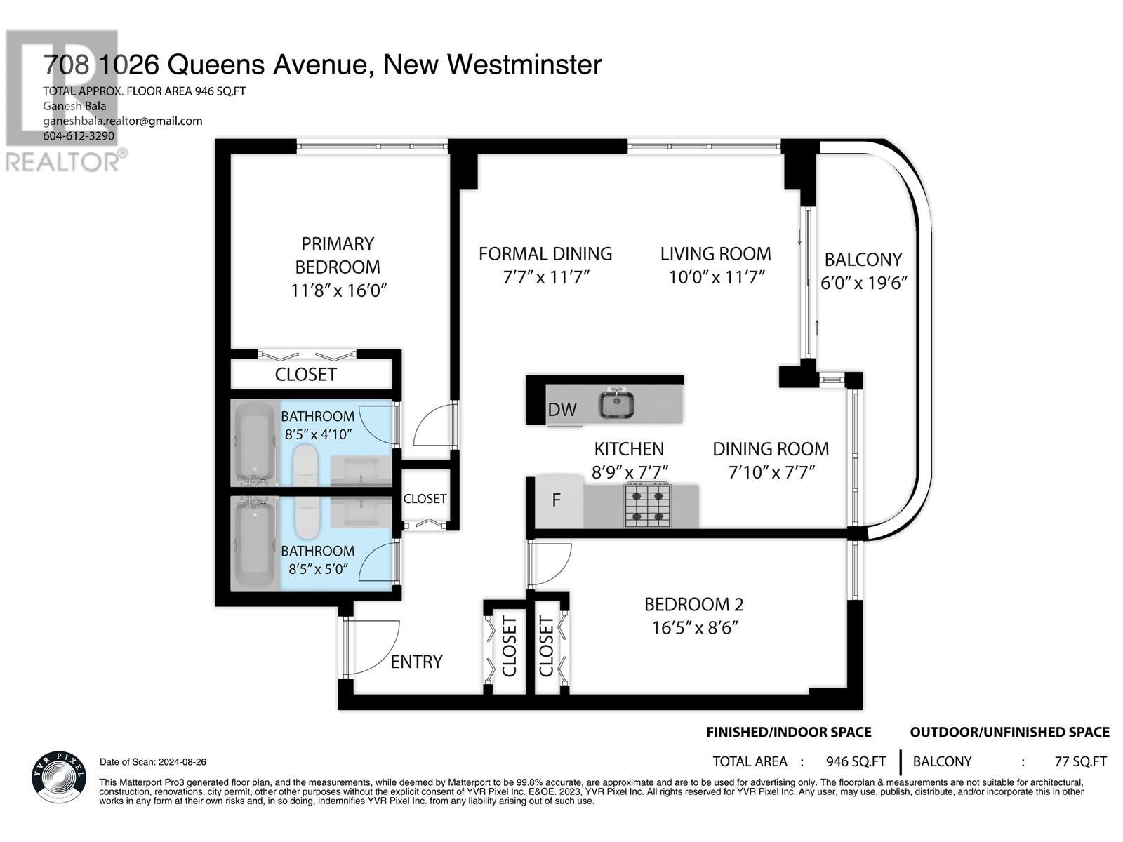 708 1026 Queens Avenue, New Westminster, British Columbia  V3M 6B2 - Photo 24 - R2944423