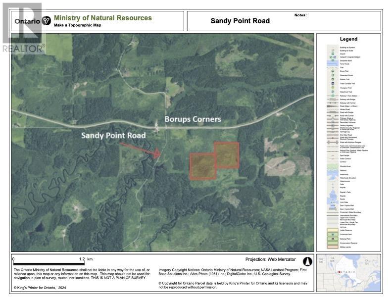 PCL 17837/24623 Sandy Point RD, Borups Corners, Ontario