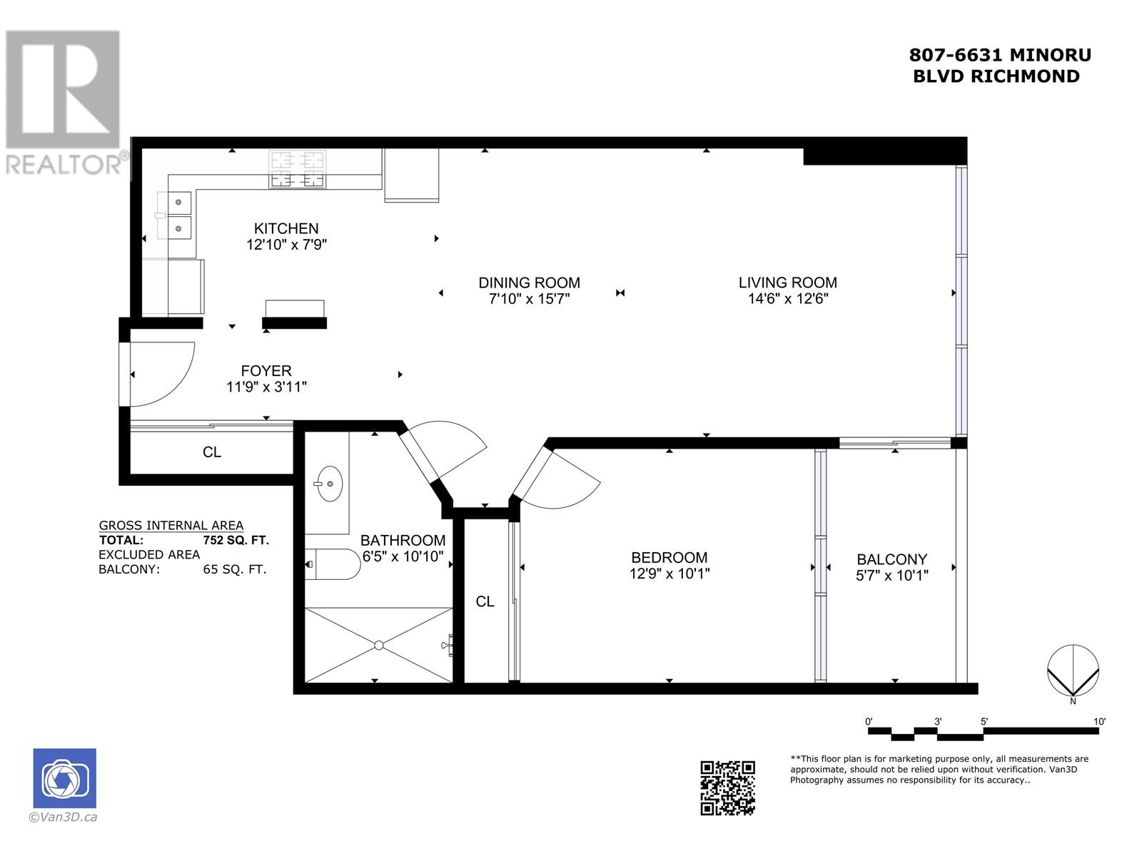 807 6631 Minoru Boulevard, Richmond, British Columbia  V6Y 1Z1 - Photo 17 - R2945306
