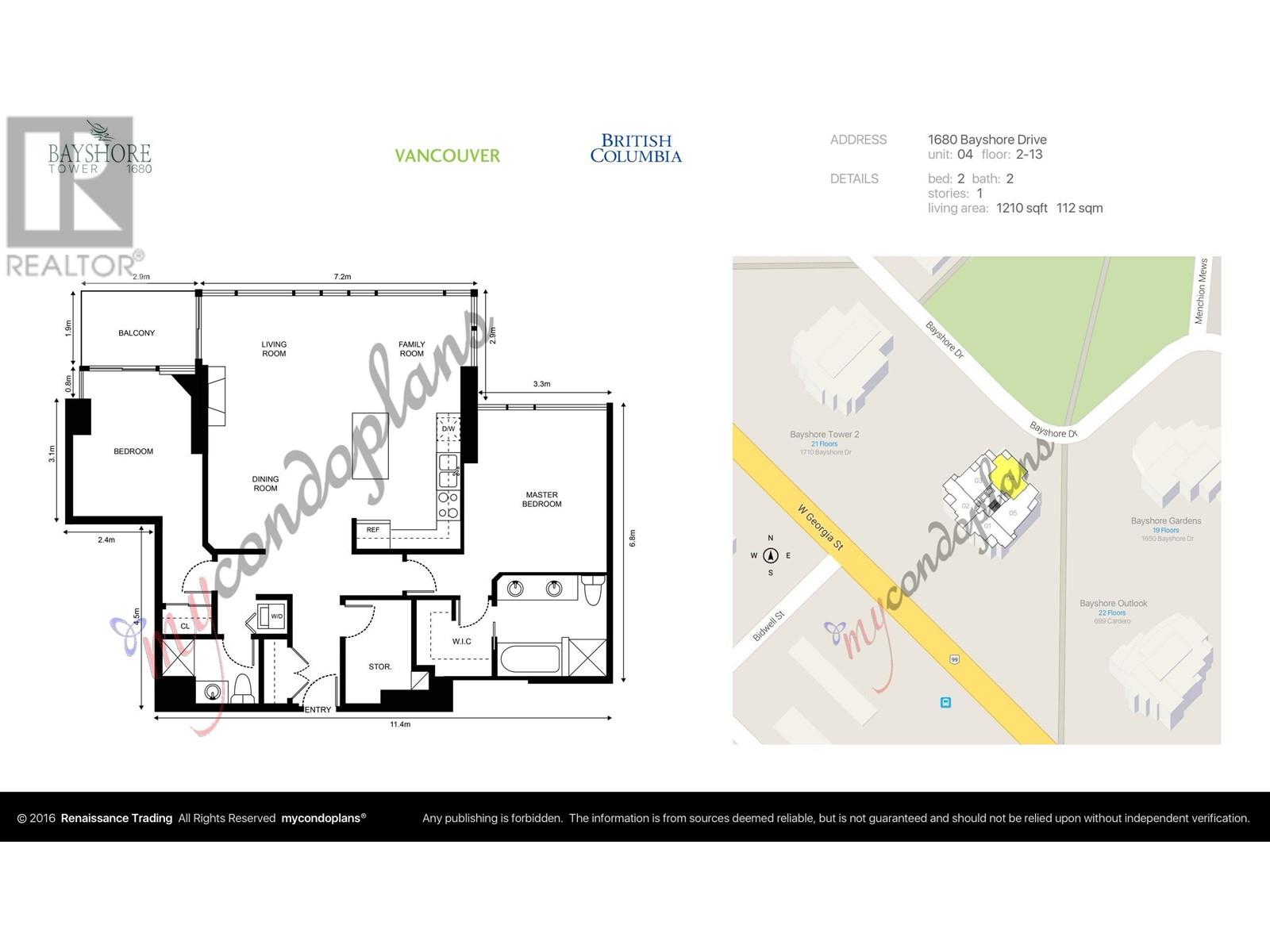 804 1680 Bayshore Drive, Vancouver, British Columbia  V6G 3H6 - Photo 16 - R2945093