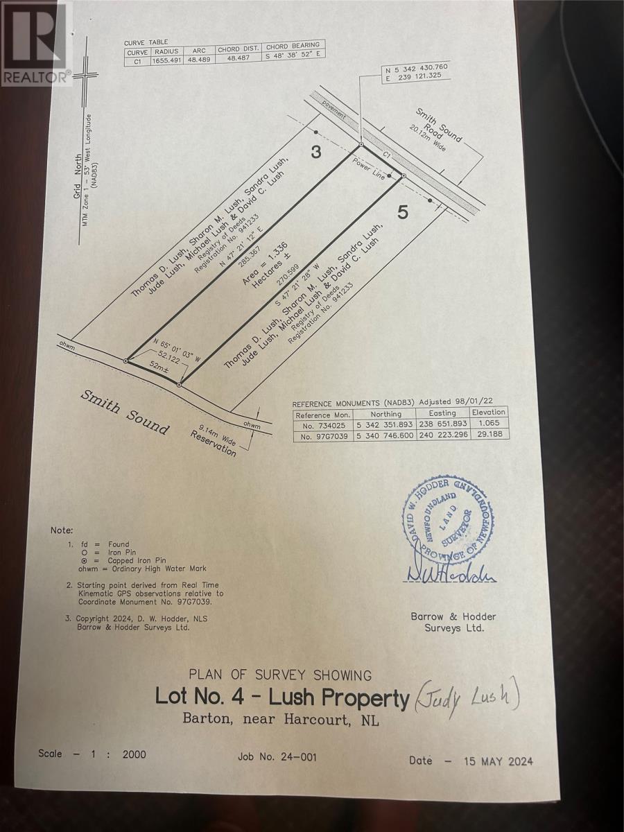 Lot # 04 Smith Sound Road, Harcourt, Newfoundland & Labrador  A5A 3A1 - Photo 4 - 1279606