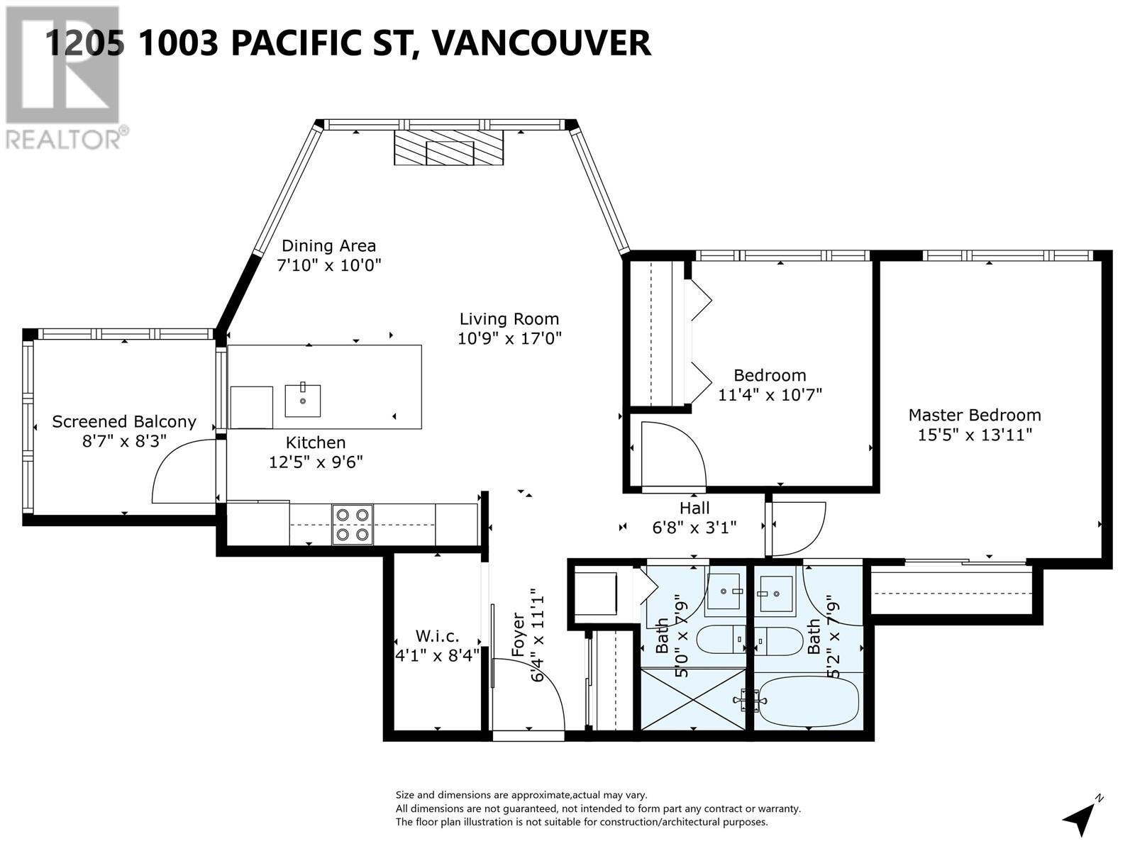 1205 1003 Pacific Street, Vancouver, British Columbia  V6E 4P2 - Photo 29 - R2946175