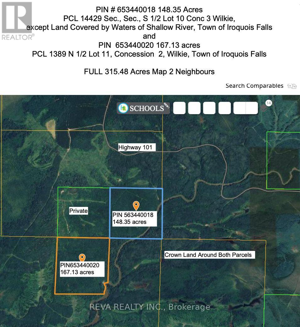 N1/2 LOT 11 CON 2 WILKIE, iroquois falls, Ontario