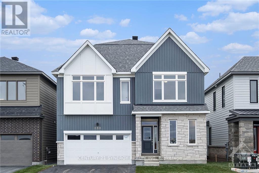 233 CONSERVANCY DRIVE Barrhaven (7704 - Barrhaven - Heritage Park)