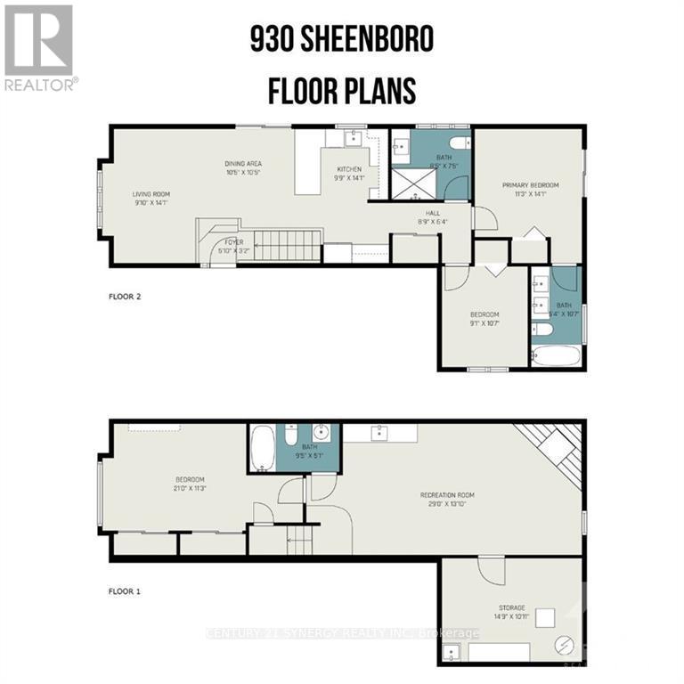 930 SHEENBORO CRESCENT Orleans - Cumberland and Area (1105 - Fallingbrook/Pineridge)