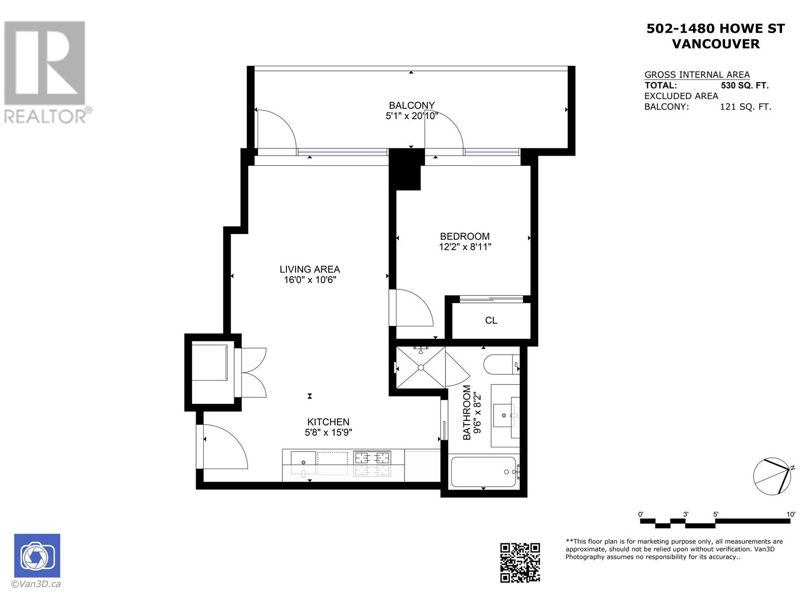 502 1480 Howe Street, Vancouver, British Columbia  V6Z 0G5 - Photo 2 - R2947197
