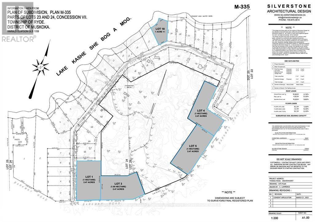 Lot 3 (Barkway Rd) - 1067 Thomas Road, Gravenhurst (Ryde), Ontario  P1P 1R3 - Photo 5 - X10436549