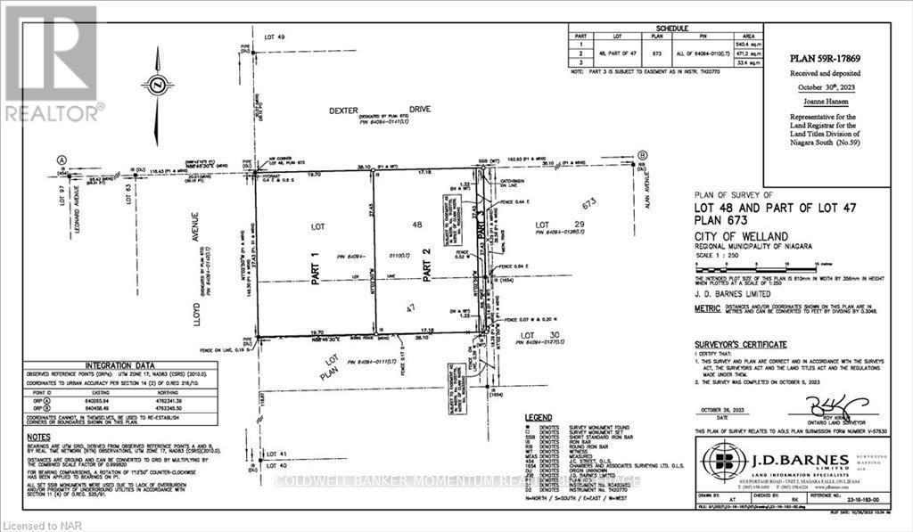 23 & 29 DEXTER DRIVE, Welland, Ontario