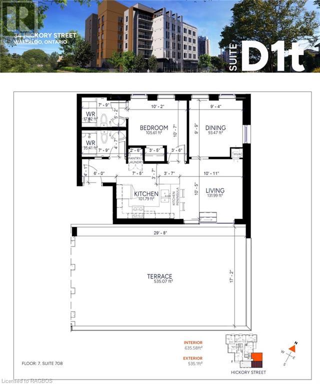 34 Hickory Street Unit# 708, Waterloo, Ontario  N2L 3J1 - Photo 11 - 40681352