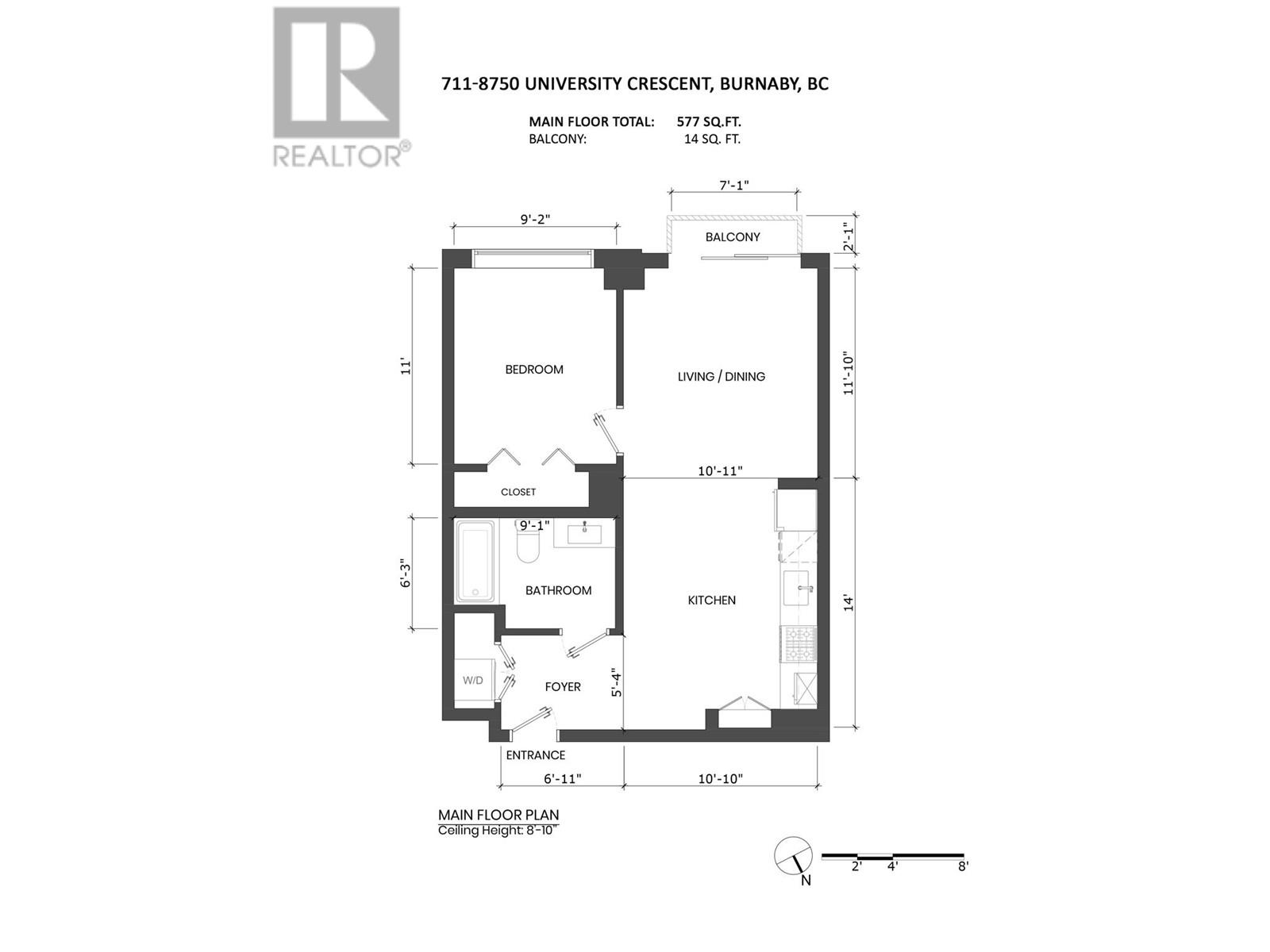 711 8750 University Crescent, Burnaby, British Columbia  V5A 0G9 - Photo 23 - R2950286