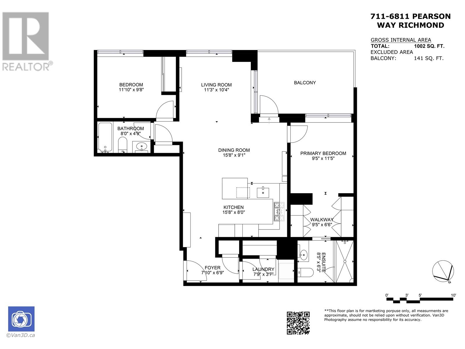 711 6811 Pearson Way, Richmond, British Columbia  V7C 0E7 - Photo 6 - R2881989