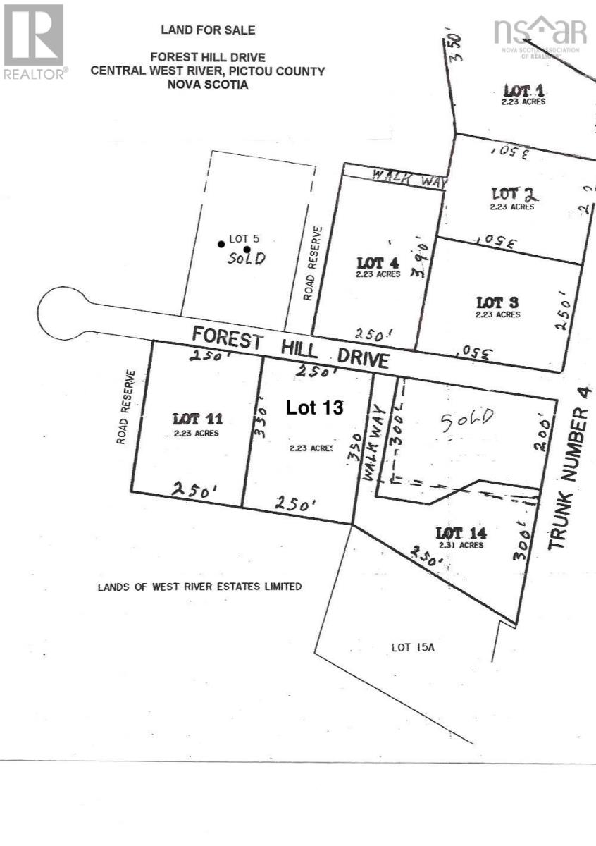 Lot 13 Forest Hill Drive, Central West River, Nova Scotia  B0K 1P0 - Photo 3 - 202428360