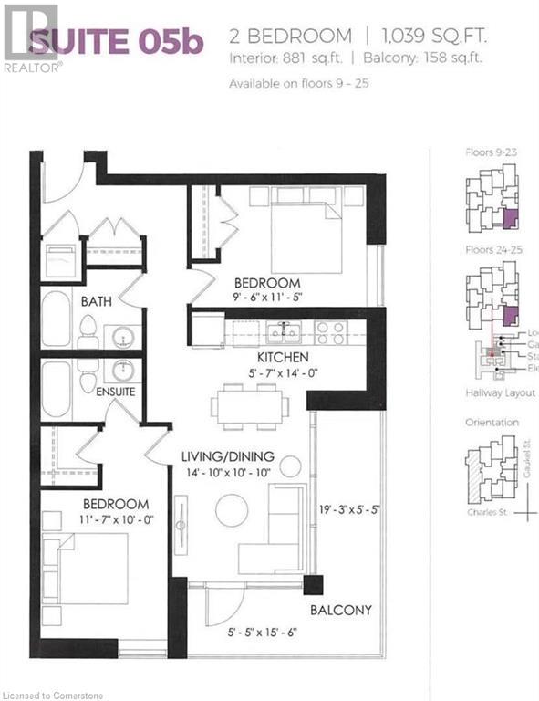 60 Charles Street Unit# 2205Kitchener, Ontario  N2G 1Y6 - Photo 3 - 40685093