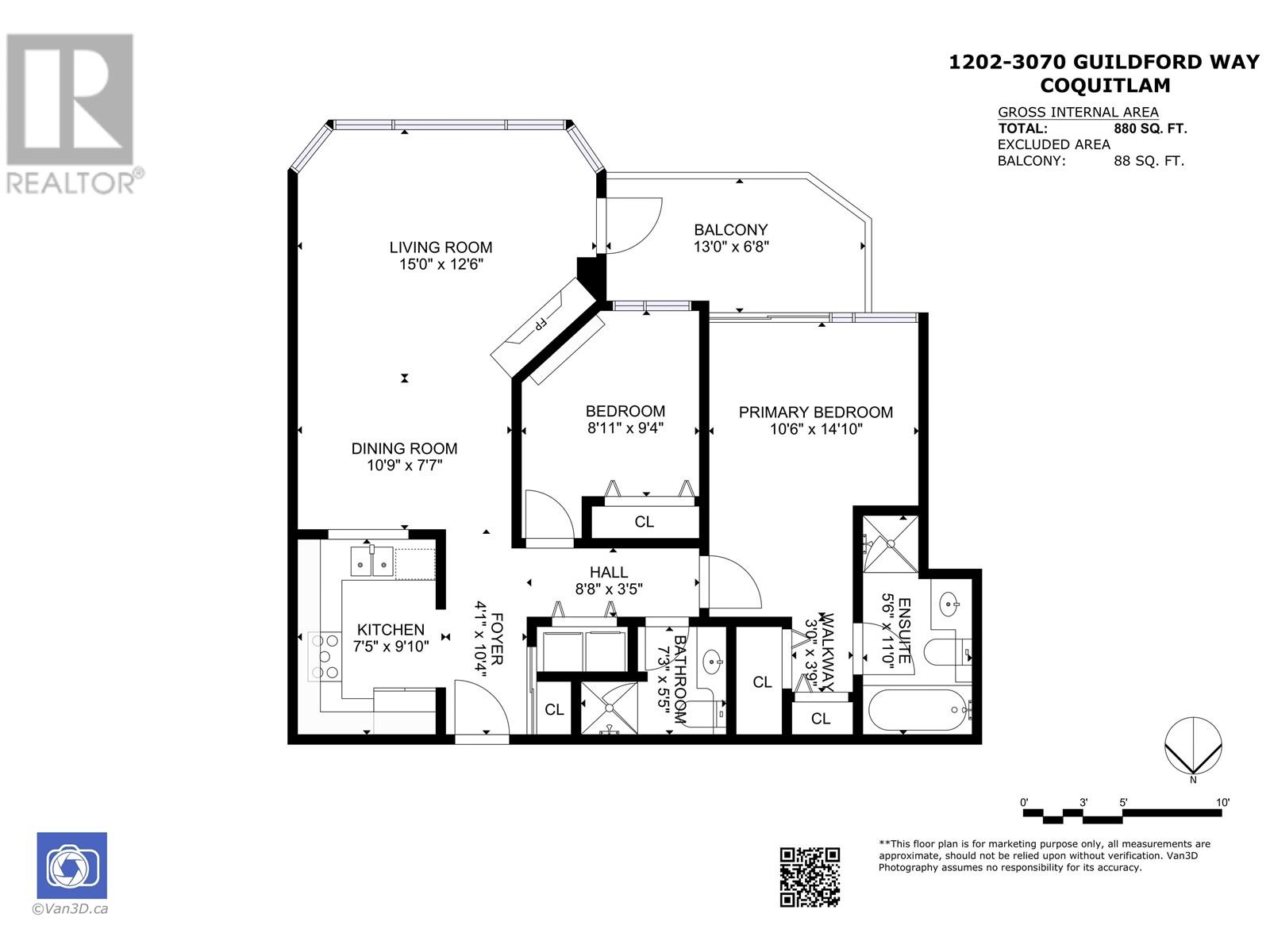 1202 3070 Guildford Way, Coquitlam, British Columbia V3B 7R8 - Photo 23 - R2949634