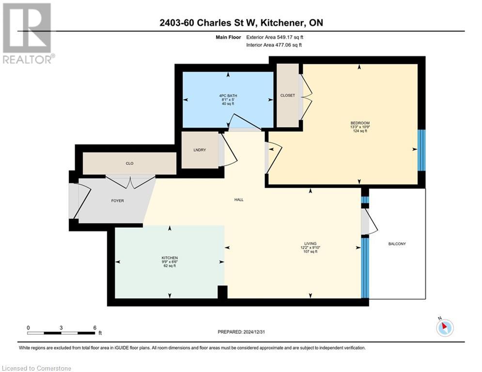 60 Charles Street Unit# 2403, Kitchener, Ontario  N2G 0C9 - Photo 37 - 40686719