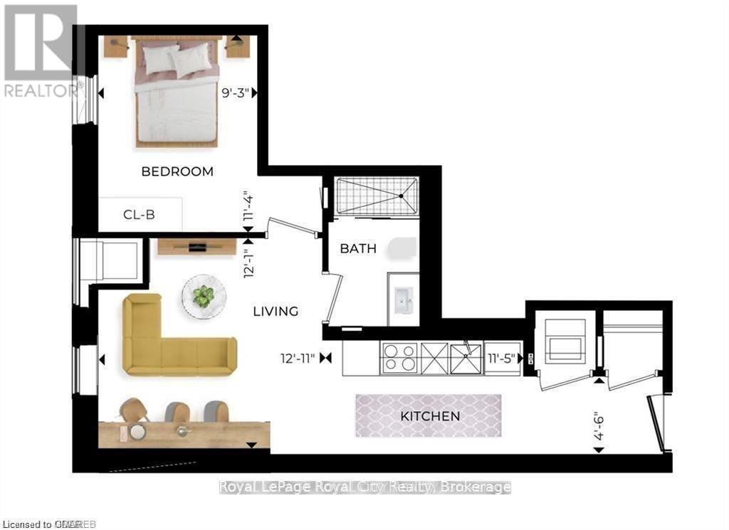 1204 - 741 King Street W, Kitchener, Ontario  N2G 1E5 - Photo 13 - X11906233