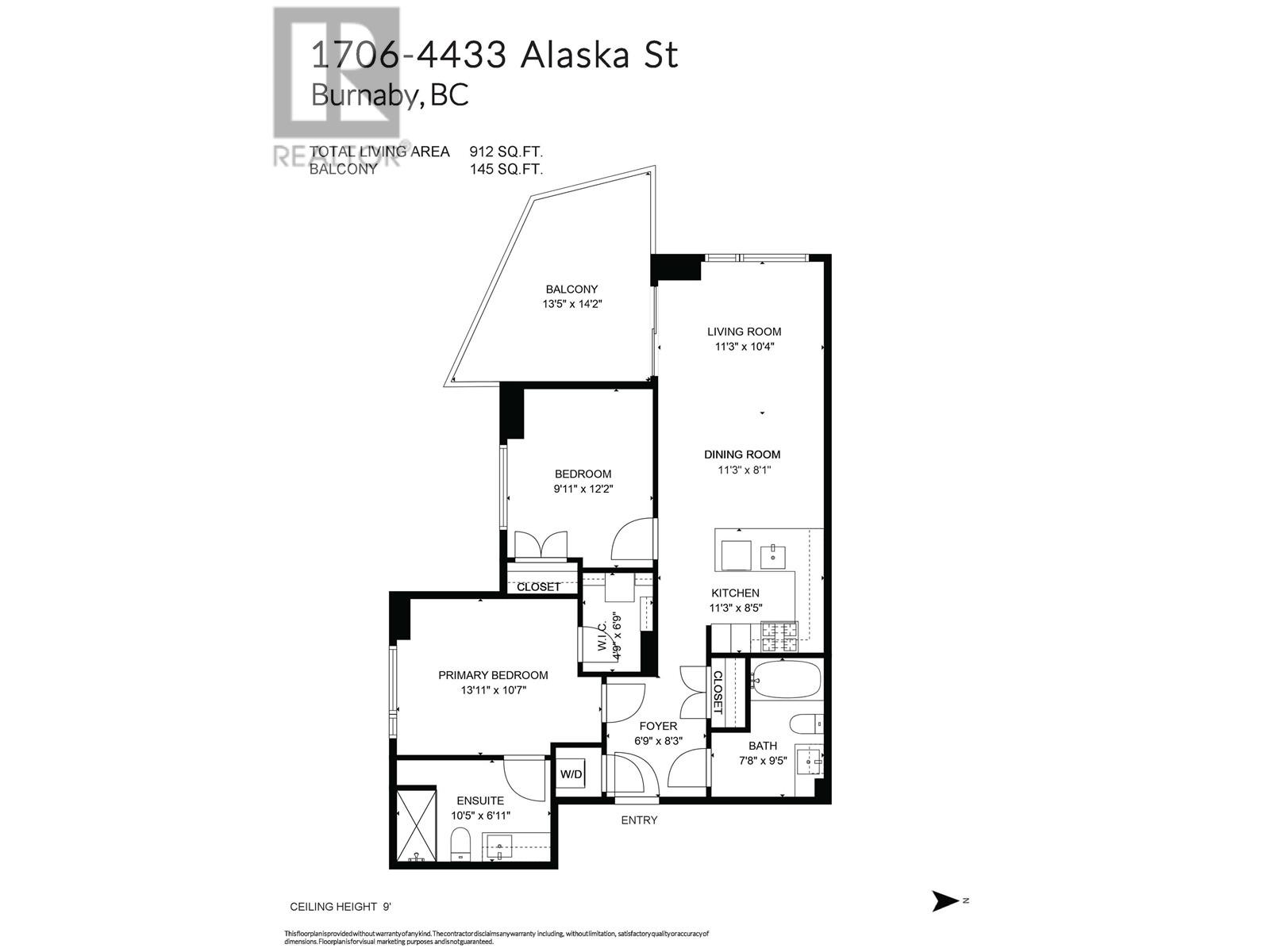 1706 4433 Alaska Street, Vancouver, British Columbia  V5C 5T3 - Photo 20 - R2943026