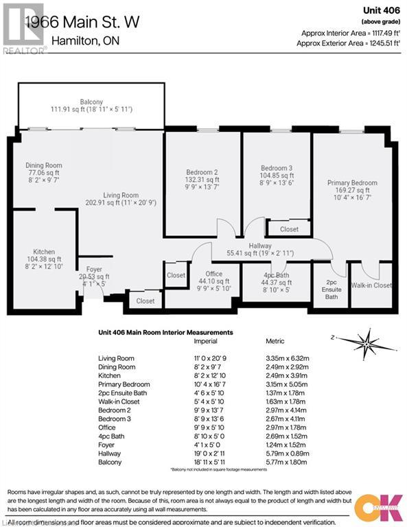 1966 Main Street W Unit# 406, Hamilton, Ontario  L8S 1J6 - Photo 29 - XH4201991