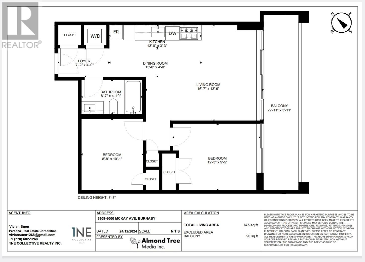 Listing Picture 13 of 27 : 3909 6000 MCKAY AVENUE, Burnaby / 本拿比 - 魯藝地產 Yvonne Lu Group - MLS Medallion Club Member