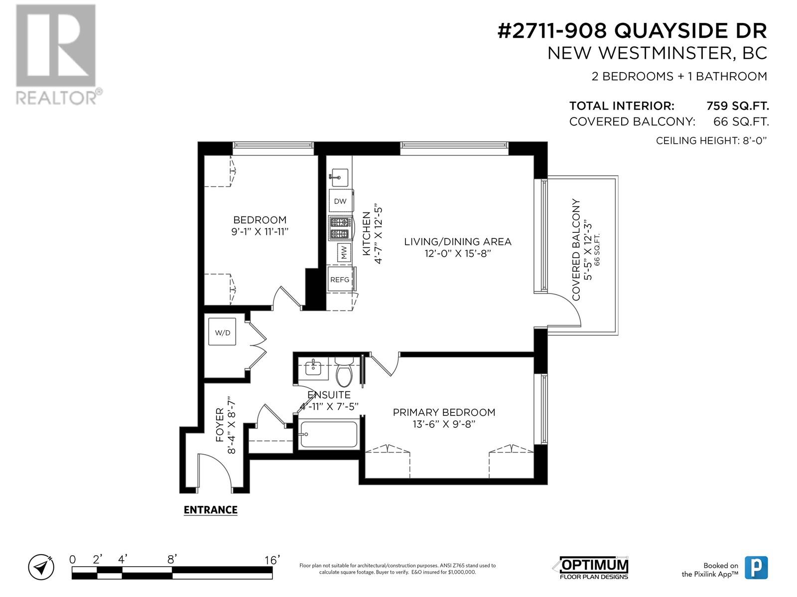 2711 908 Quayside Drive, New Westminster, British Columbia  V3M 0L4 - Photo 21 - R2954240