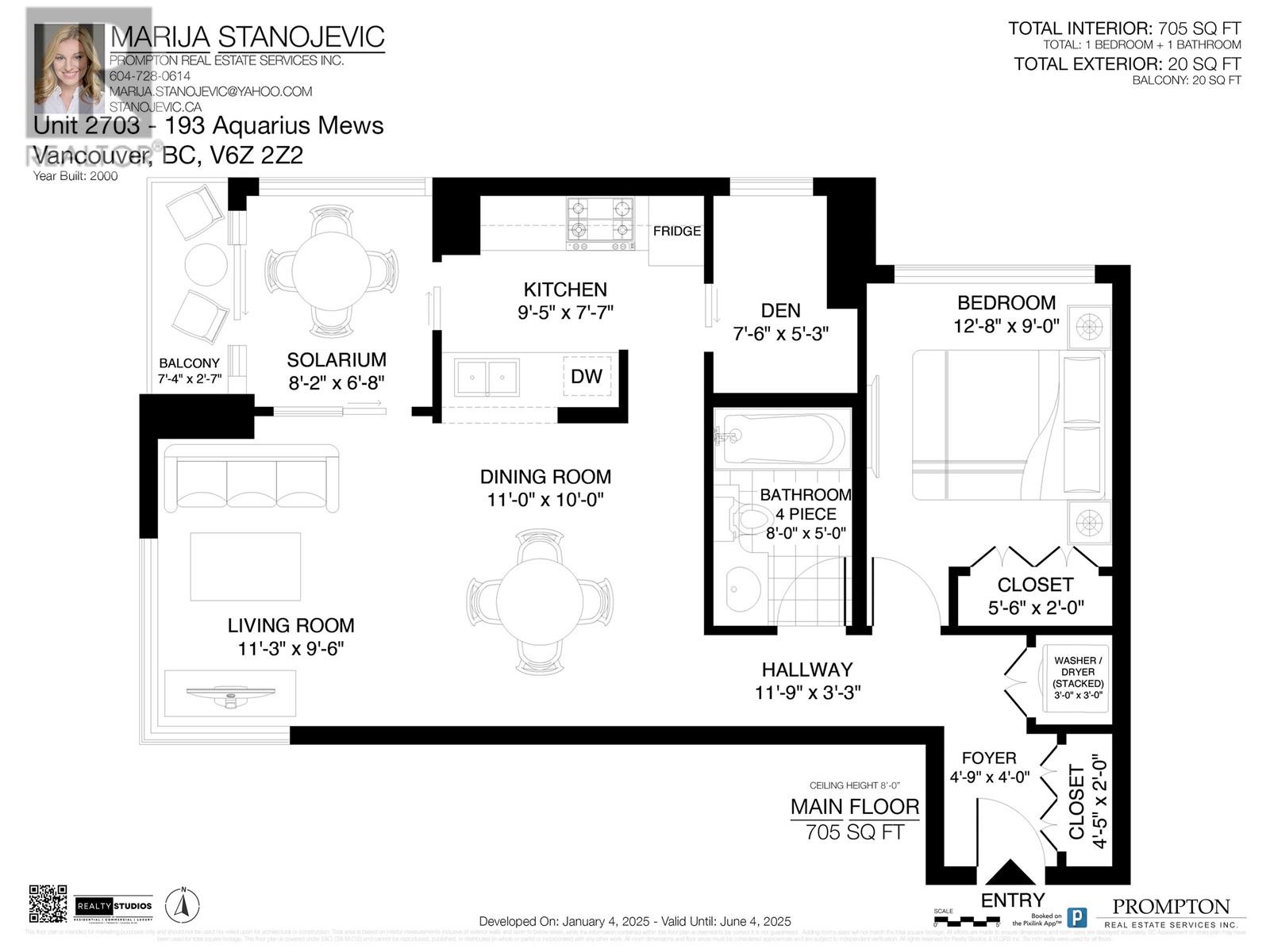 2703 193 Aquarius Mews, Vancouver, British Columbia  V6Z 2Z2 - Photo 15 - R2954247