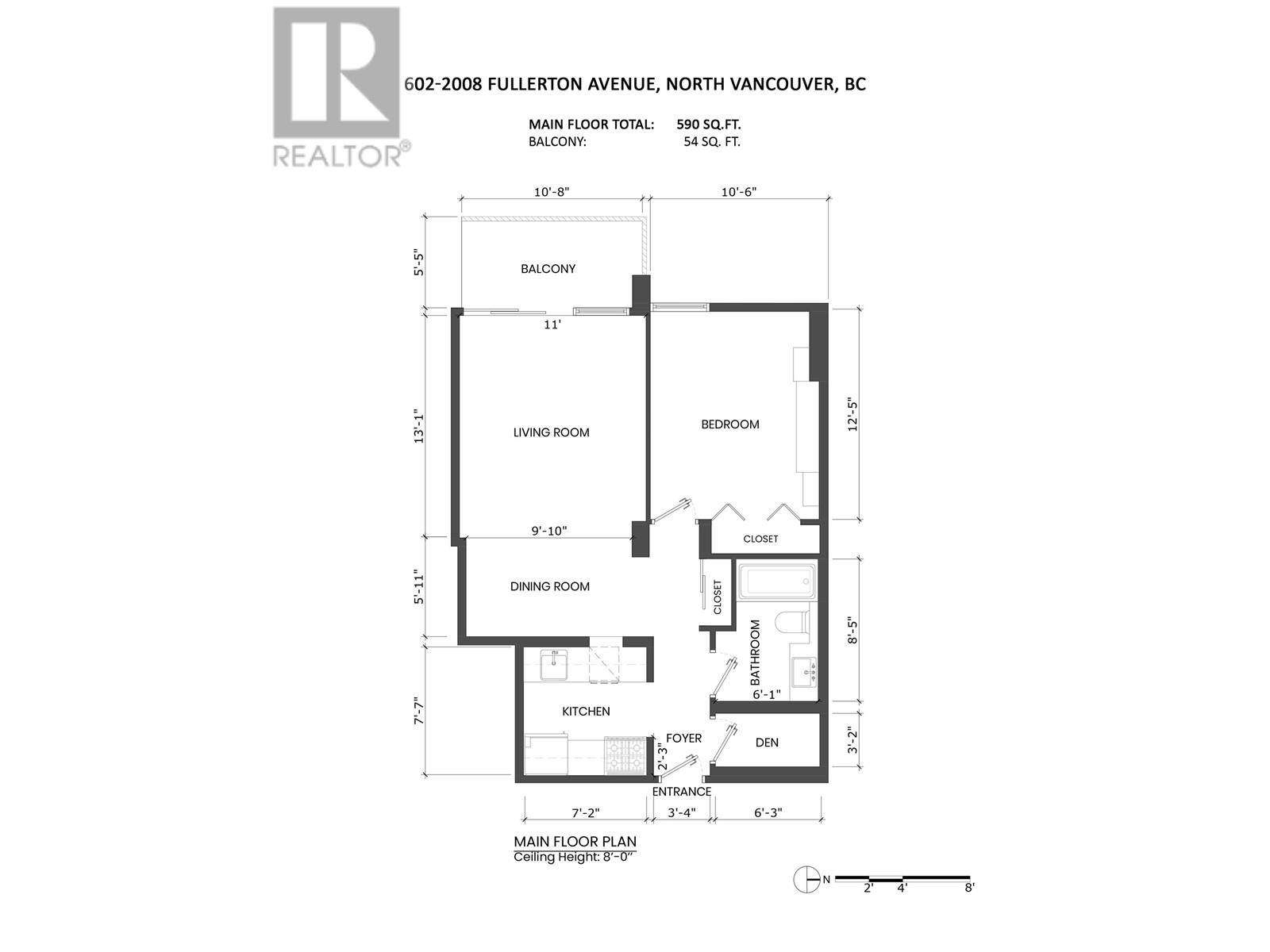 602 2008 Fullerton Avenue, North Vancouver, British Columbia  V7P 3G7 - Photo 15 - R2954258