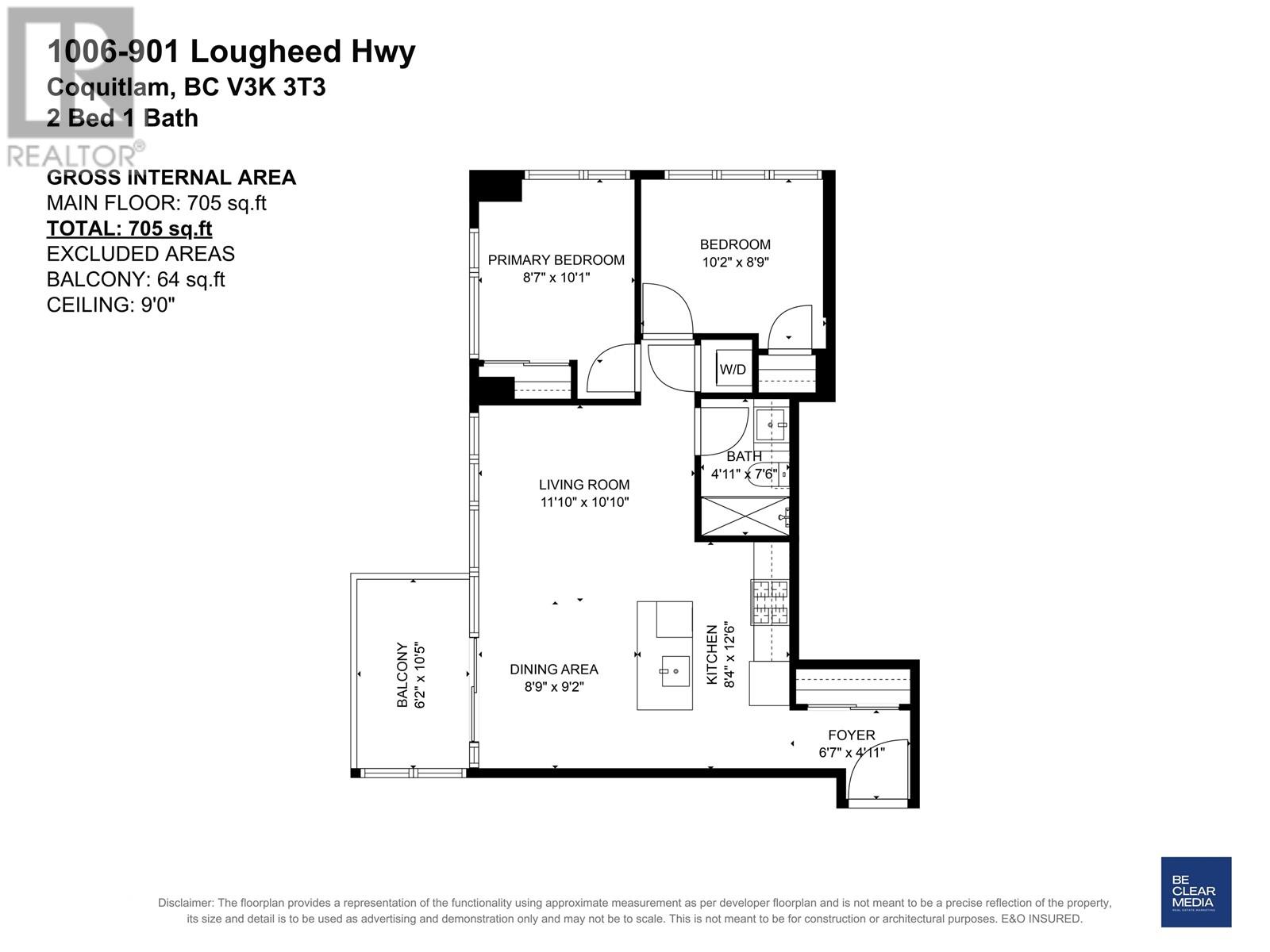 1006 901 Lougheed Highway, Coquitlam, British Columbia  V3K 3T3 - Photo 32 - R2932297