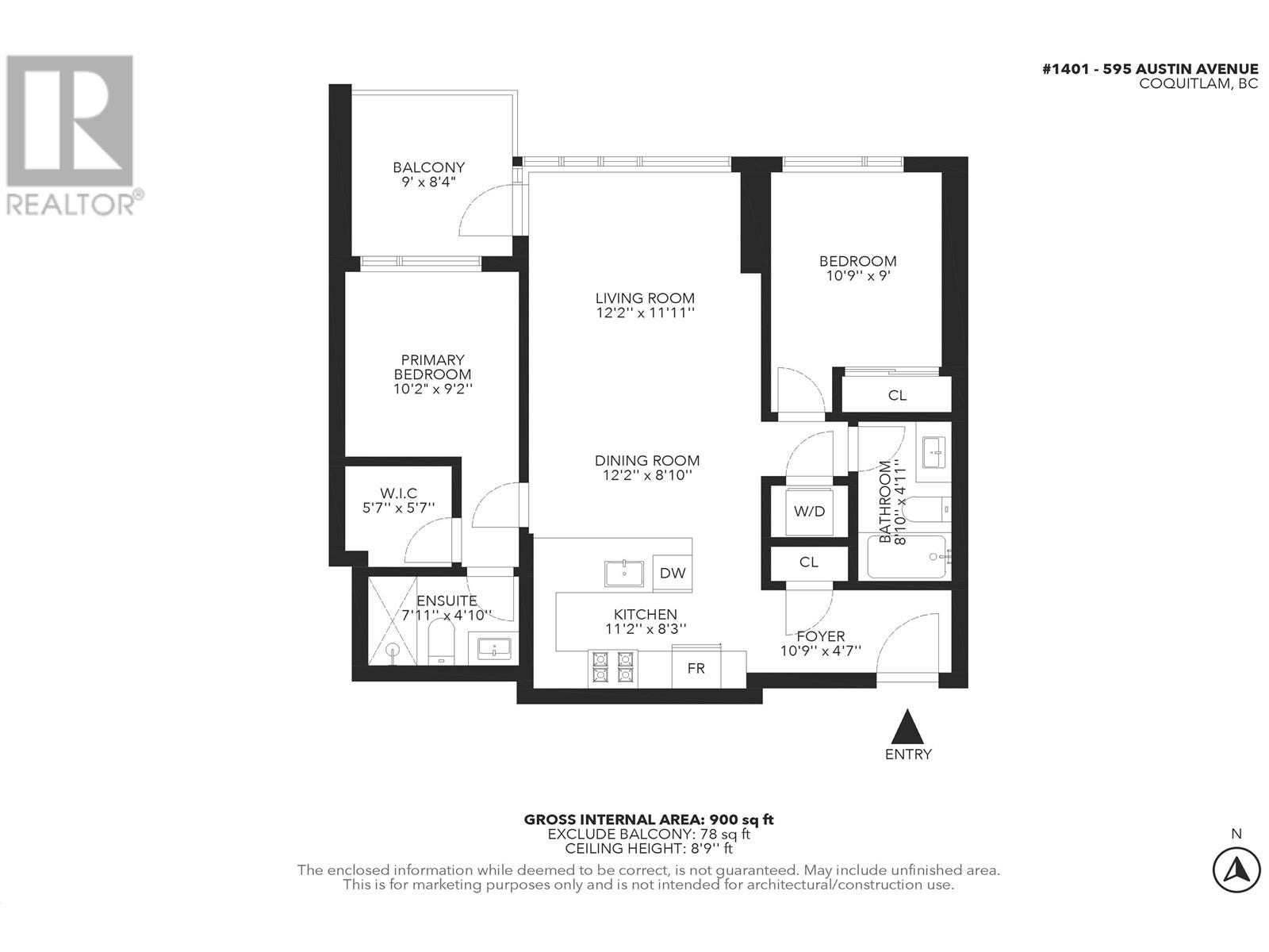 1401 595 Austin Avenue, Coquitlam, British Columbia  V3K 0G7 - Photo 33 - R2953703