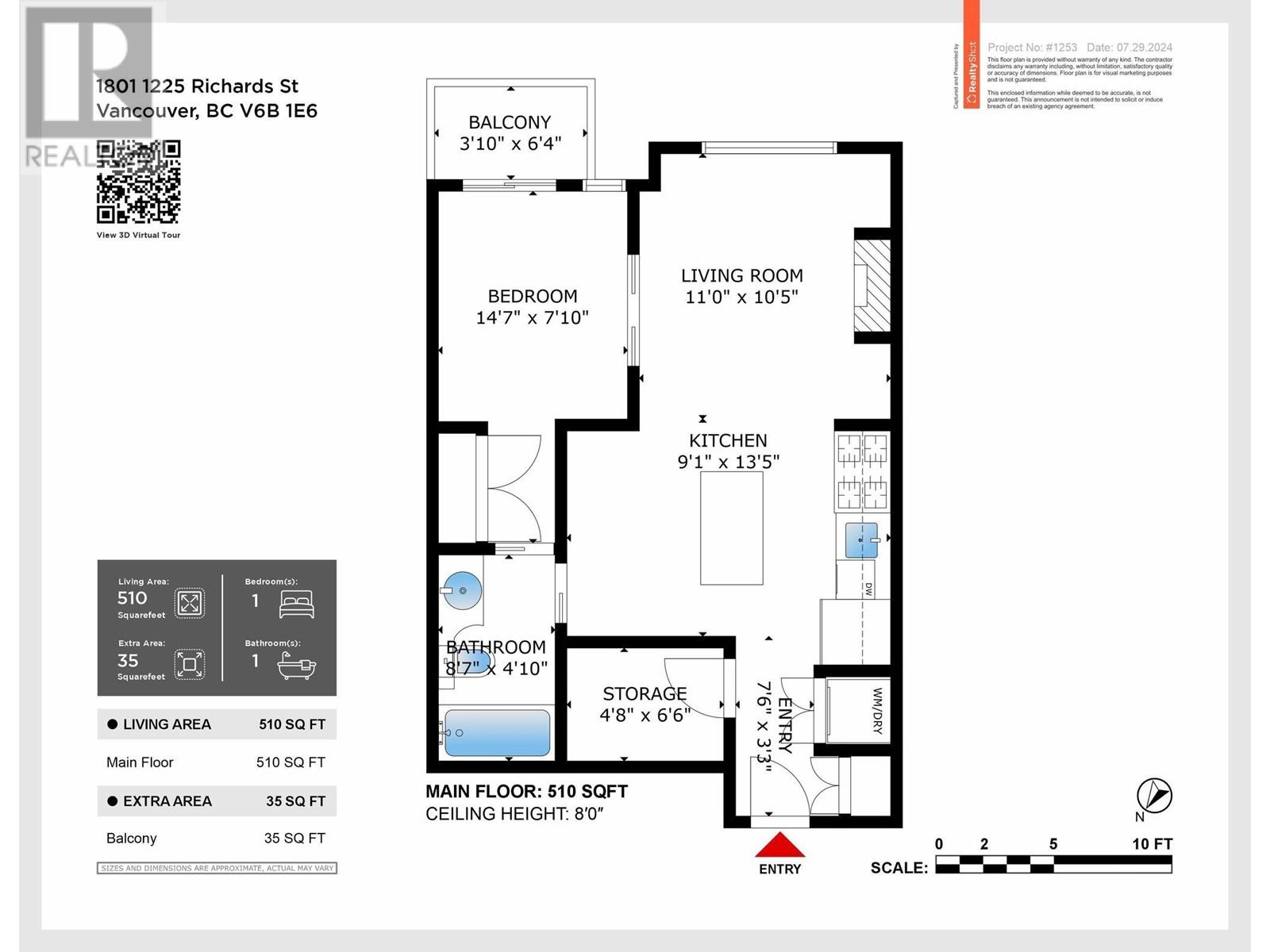 1801 1225 Richards Street, Vancouver, British Columbia  V6B 1E6 - Photo 21 - R2954977