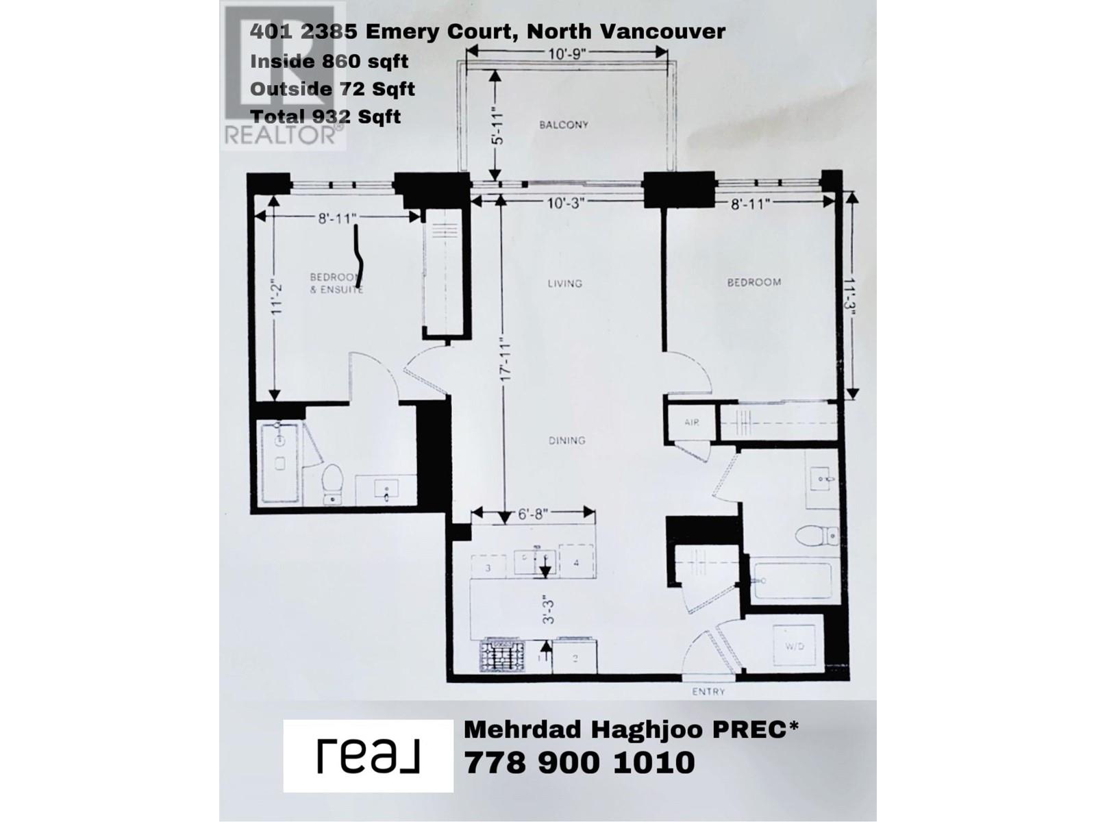 401 2385 Emery Court, North Vancouver, British Columbia  V7J 0G1 - Photo 5 - R2957705