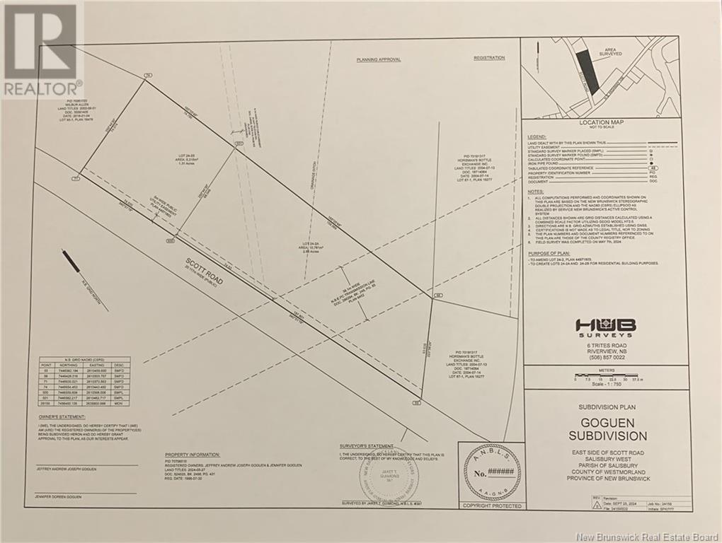 Lot 24-2A Scott Road, Salisbury, New Brunswick