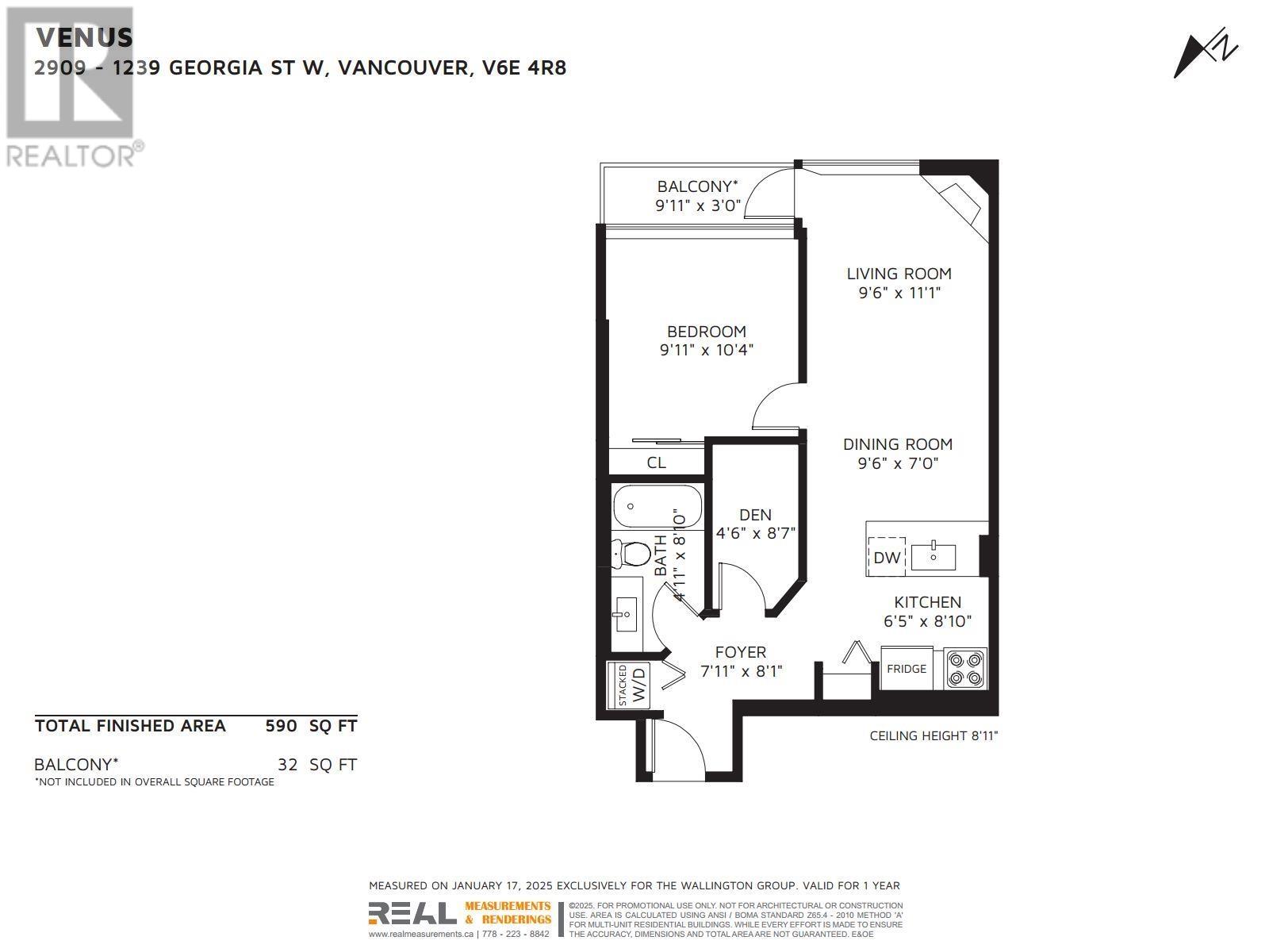 2909 1239 W Georgia Street, Vancouver, British Columbia  V6E 4R8 - Photo 16 - R2957611